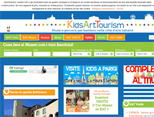 Tablet Screenshot of kidsarttourism.com
